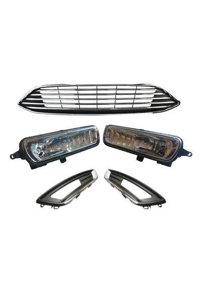 İthal ford focus 2015-2018 Uyumlu titanium dönüşüm kiti  panjur- sis farı - s...