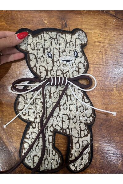 Gönülden Tasarım PUNCH DOKUMA ZİRKON TAŞ İNCİ İŞLEME AYI ARMA DİKİŞ APLİKE 27...