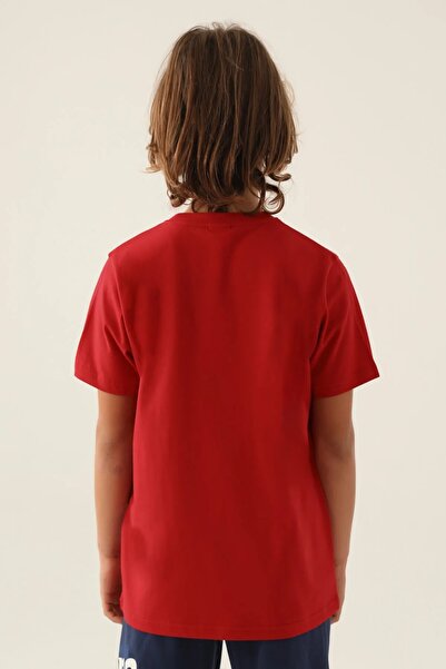 Kappa Cotton Cycling Neck Short Sleeve Boys T-Shirt