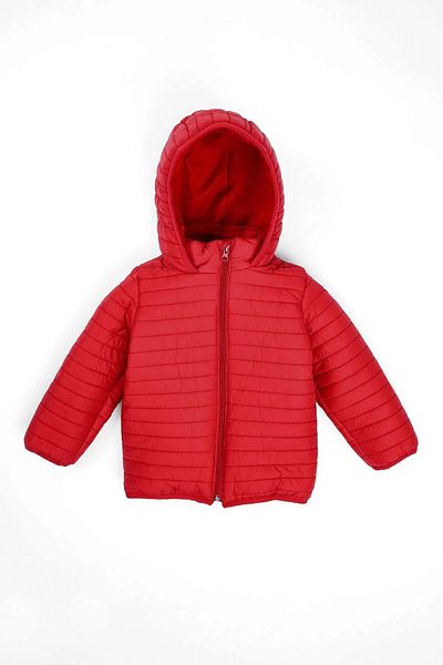zepkids Hooded Long Sleeve Burgundy Color Coat