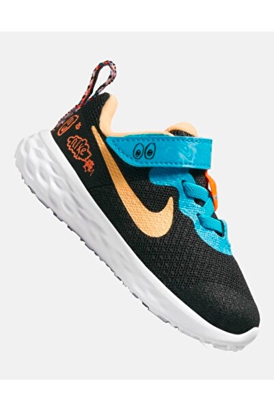 Nike Revolution 6 Siyah Bebek Yürüyüş Ayakkabı