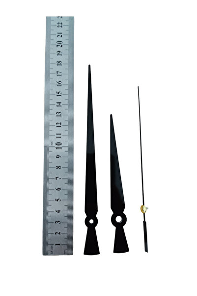 EXİZTİCARET Saat Mekanizması 1. Sınıf Akar Sessiz Saat Mekanizması 22 Mm Şaft Askısız 3d Saatlerle Uyumlu Siyah