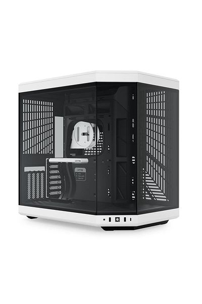 HYTE Y70 Panda USB 3.2 E-Atx Dual Chamber Mid Tower Gaming Case - Tempered Glass (Cs-Hyte-Y70-Bw)