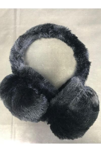 GA Mark Pompom Plush Earmuff Cold Protection