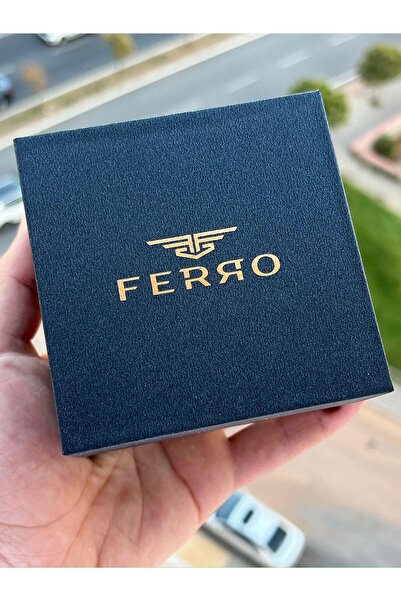 FERRO Vintage Case - Steel Band Ion Finish, Women's Wristwatch and Bracelet Set B.Frv256.A03