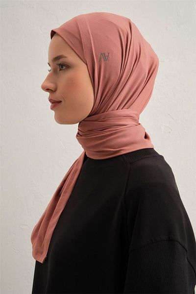 Armine Active Shawl Ort500 - Dusty Rose Tape Detail