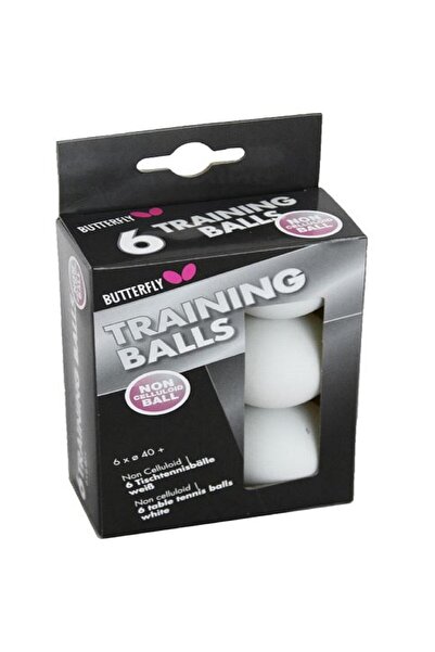 BUTTERFLY Training Balls 40 6'lı Tenis Topu 85140s