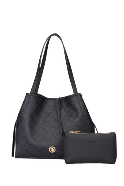 U.S. Polo Assn. Women's Black Shoulder Bag Us24518