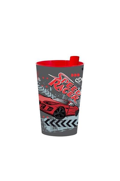 Herevin 340 Cc Patterned Self Straw PP Cup-speed Racer
