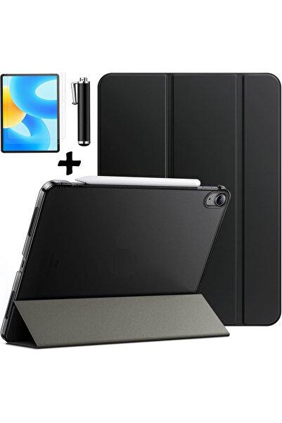 m.tk moveteck Huawei Matepad Se 11'' inç 2024 Kılıf Akıllı Smart Uyku Modlu Kapaklı Tablet Kılıfı + Cam +Kalem Set