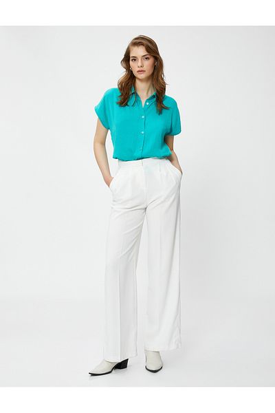 Koton Low Sleeve Shirt Buttoned