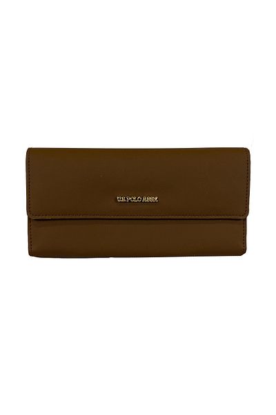 U.S. Polo Assn. Светлокафява дамска чанта-клъч Usc24806