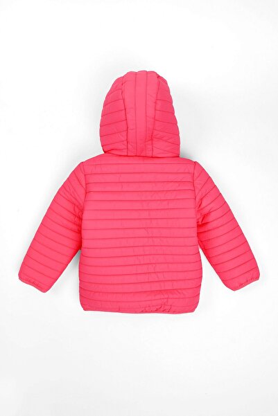 zepkids Hooded Long Sleeve Fuchsia Color Coat