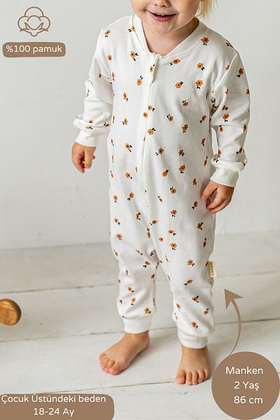 Vauva Baby Kids Girls Boys Printed Romper Seasonal Long Sleeve Elastic Jumpsuit