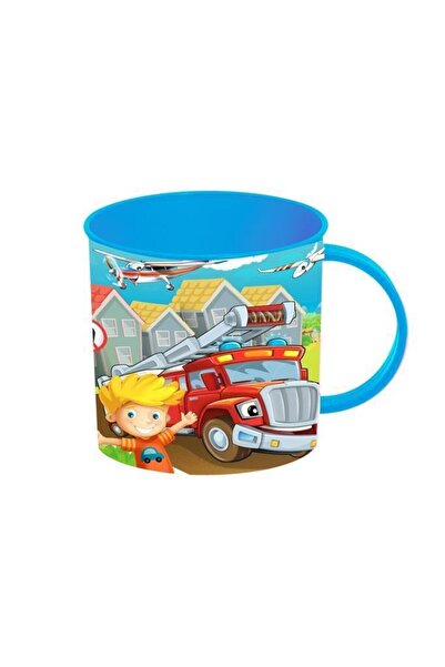 Herevin كوب بنمط سيارات زرقاء 280 سم مكعب بمقبض