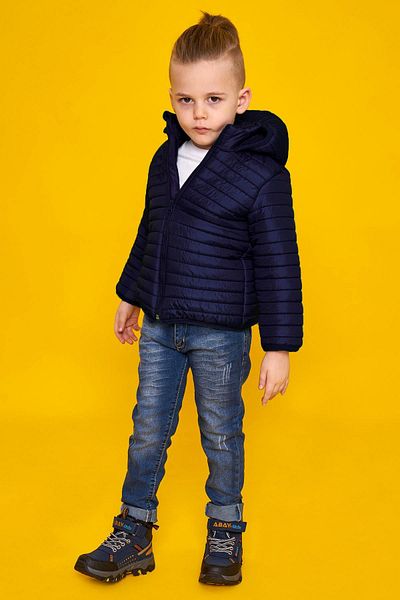 zepkids Marineblauer, langärmliger Mantel mit Kapuze