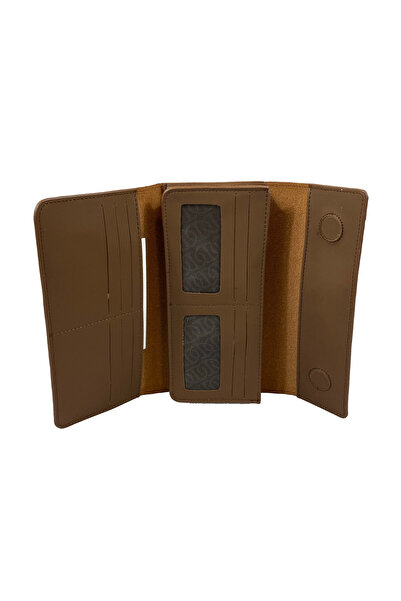 U.S. Polo Assn. Светлокафява дамска чанта-клъч Usc24806