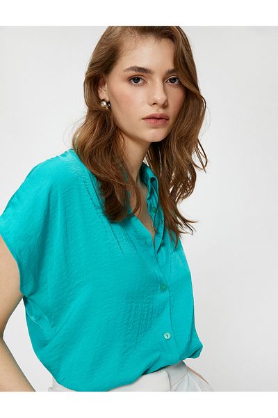 Koton Low Sleeve Shirt Buttoned