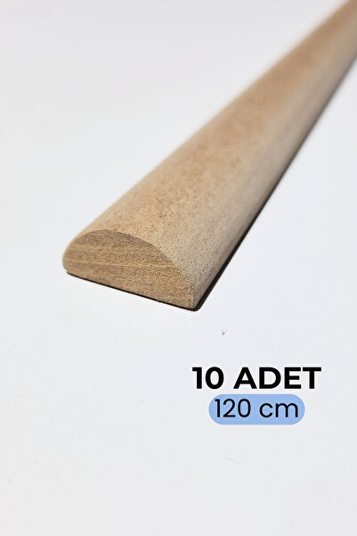 ihtiyacal Dekoratif Boyanabilir Çıta Duvar Çıtası Balıksırtı Çıta Yarım Yuvar...