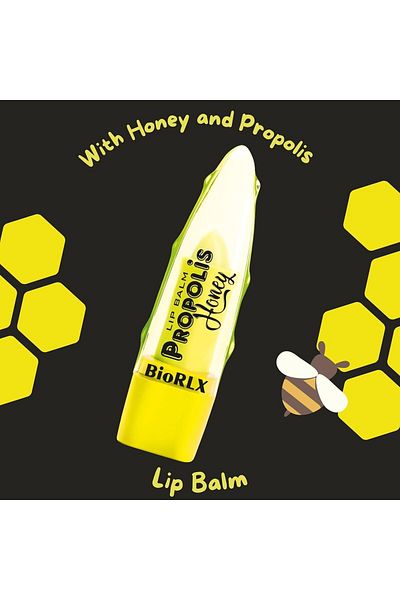 BioRLX Lip Balm Honey and Propolis Strengthening Colorless Moisturizing Lip Care (3.5g)