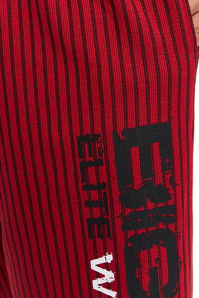 Big Sam Claret Red Striped Wide Cut Body Trousers - Sweatpants 1177