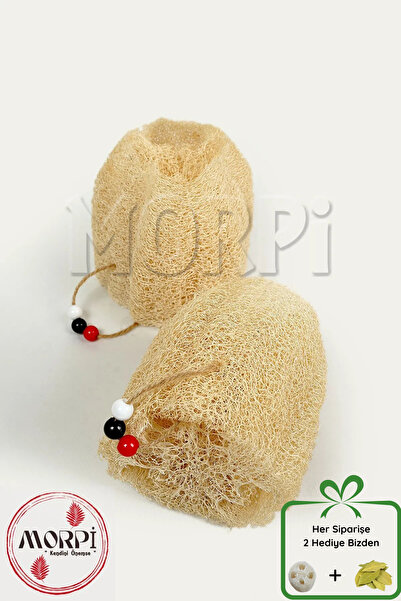 morpi Doğal Kabak Lif Tombul Banyo Kesesi (Tüm Ciltler için )