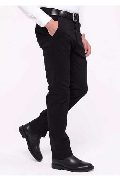 CEDY DENIM Ανδρικό κλασικό παντελόνι Chino με φαρδιά εφαρμογή με ψηλόμεσο Lycra