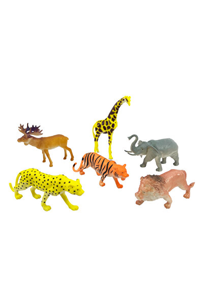 MEGA Poşette 6'lı Vahşi Hayvan Seti