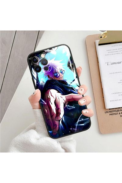 Choice Jujutsu Kaisen Satoru Gojo Apple iPhone 15 14 13 12 11 X XS XR 8 7 6 6S Pro Plus Max Mini Black S...