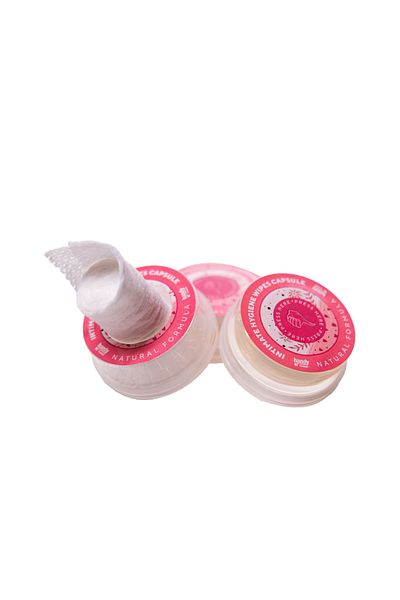 HandyTowel Handy Towel Intimate Genital Hygiene Capsule - 8 X 7.5 ml - Liquid & Cellulose Wipes