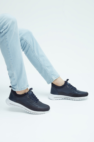 Tamer Tanca Erkek Hakiki Deri Sneakers & Spor Ayakkabı 381 17468 Erk Ayk Y23