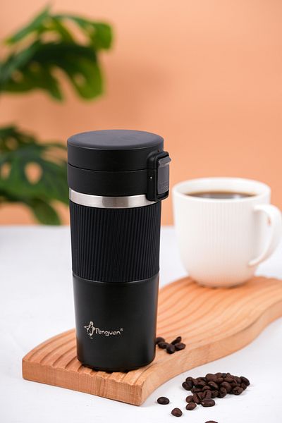 Penguen Thermos Mug 400 ml - Filter Cover Stainless Steel