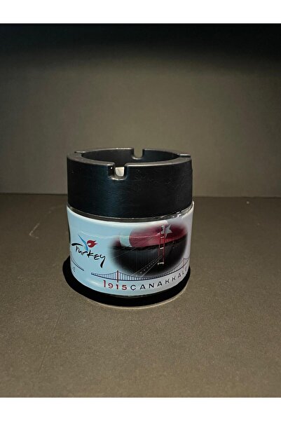 BYBKURUMSAL TvA Glass Ashtray Cabbage Patterned Easy to Clean Odorless Ashtray