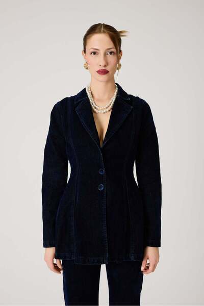 BASAKLA OFFICIAL Julia Denim Kot Blazer Ceket