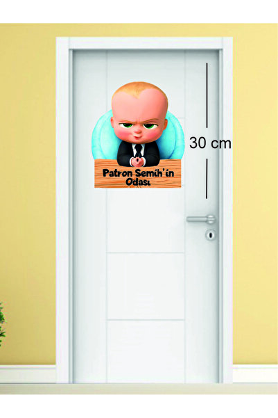 Melek Atölye Bebek Çocuk Özel Kapı Süsü Patron Konsept