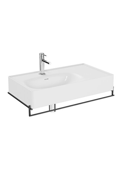 VitrA Equal 64083 Lavabo Ünitesi, 80 cm, Havluluklu, Beyaz