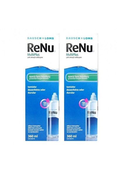 Bausch & Lomb Renu Multiplus Multi-Purpose Lens Solution 360 ml Pack of 2