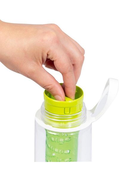 Herevin Lemon Pattern Detox Flask with Infuser 650 ml