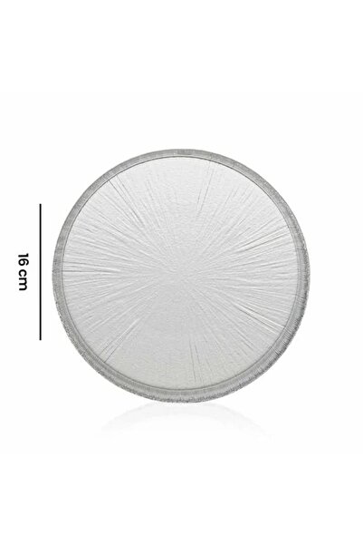 ORTAKÖY CENNETİ 6-Piece Patterned Glass Dessert/Cake/Pie Plate Set 16cm Available in 3 Different Designs