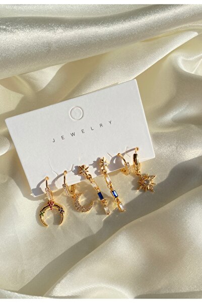 GAMZE مجموعة أقراط VIP PREMIUM من الفولاذ