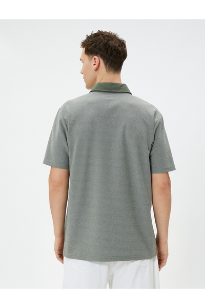 Koton Πόλο μπλουζάκι με κοντό μανίκι βαμβακερό