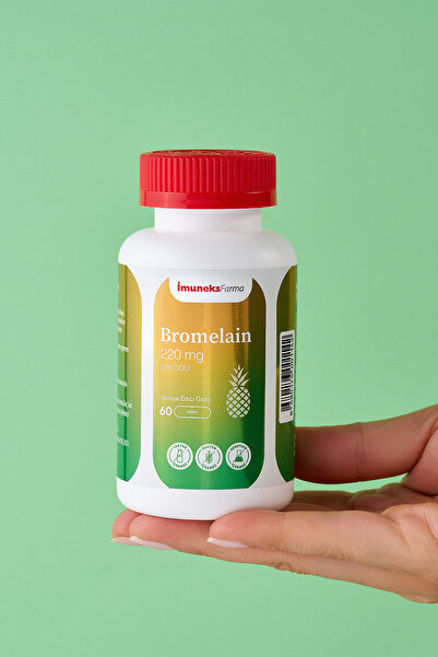 Imuneks Bromelain 220 Mg Food Supplement 60 Tablets