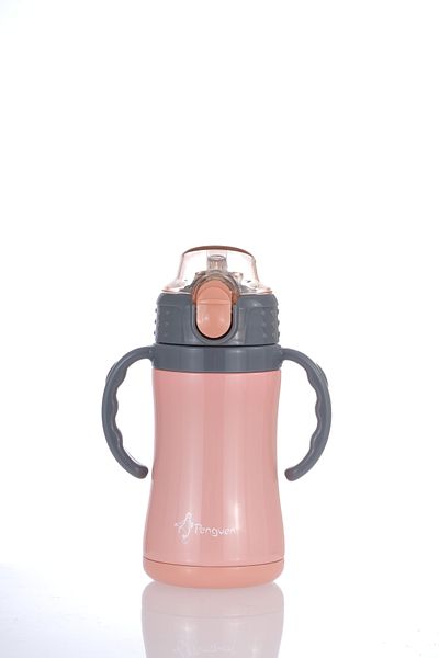 Penguen Children &Apos; S Thermos with a Capacity of 280 ml - Leak-Proof, Vacuum Insulated, Stainless Steel Straw