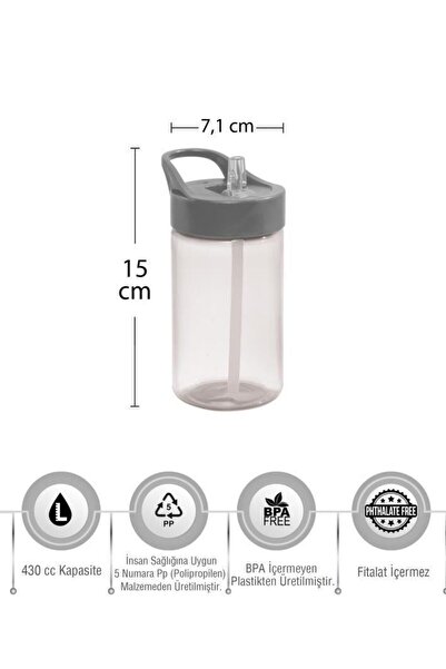 Herevin 430 Cc Desenli Pipetli Matara-pp-unicorn Prenses