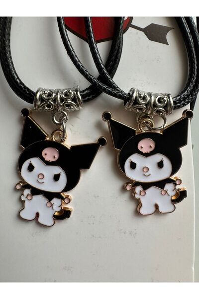İYİ MODA 2 Adet Kuromi Best Friends Hediyelik Kolye
