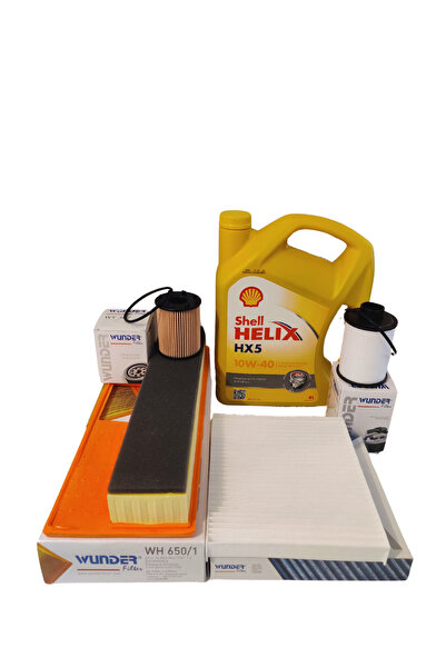 WUNDER FİAT DOBLO D2 KASA 1,3 MJT PERİYODİK FİLTRE YAĞ BAKIM SETİ