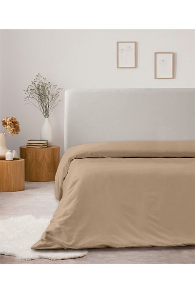 Evim Παπλωματοθήκη Akfil 100% βαμβάκι Μονό 160x220 cm Beige Technics