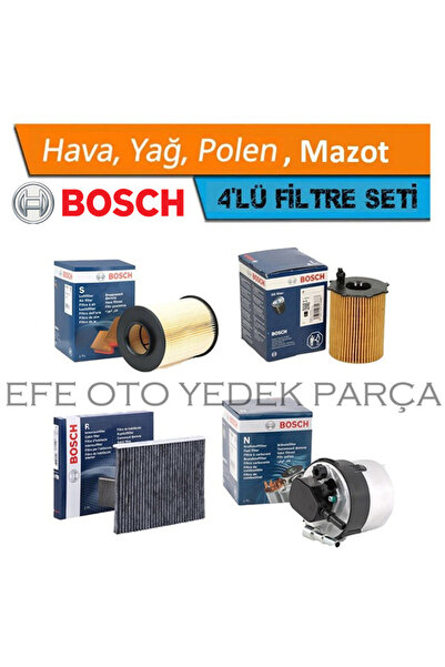Bosch KOPYA - Ford Focus 2.5 1.6 Tdci Dizel Filtre Bakım Seti 2007-2010