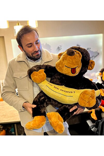 Summan YARAMAZ OTURAN GORİL PELUŞ 75cM