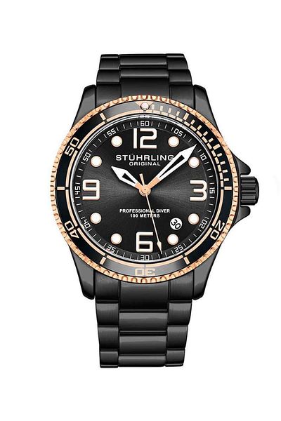 Stührling 3930.9 Stührling 42mm Swiss Manufacture Men's Wristwatch
